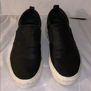 Kendall & Kylie black leather sneakers size - 10M